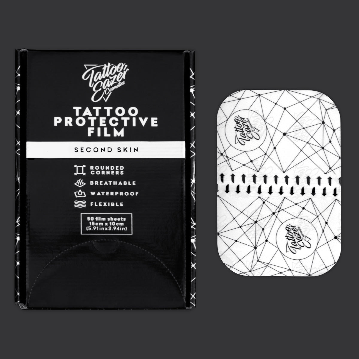 Tattoo Eazer Protective Film opatrunek second skin arkusze 50 szt.