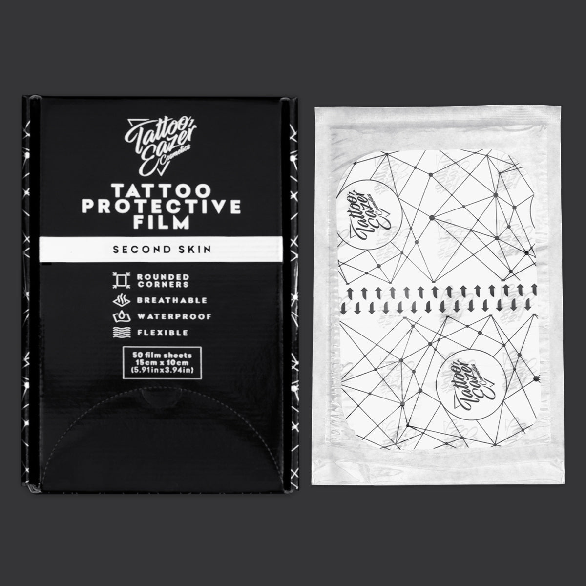 Tattoo Eazer Protective Film opatrunek second skin arkusze 50 szt.