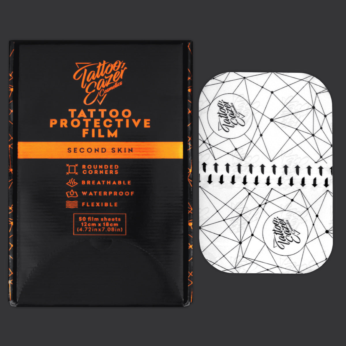 Tattoo Eazer Protective Film opatrunek second skin arkusze 50 szt.
