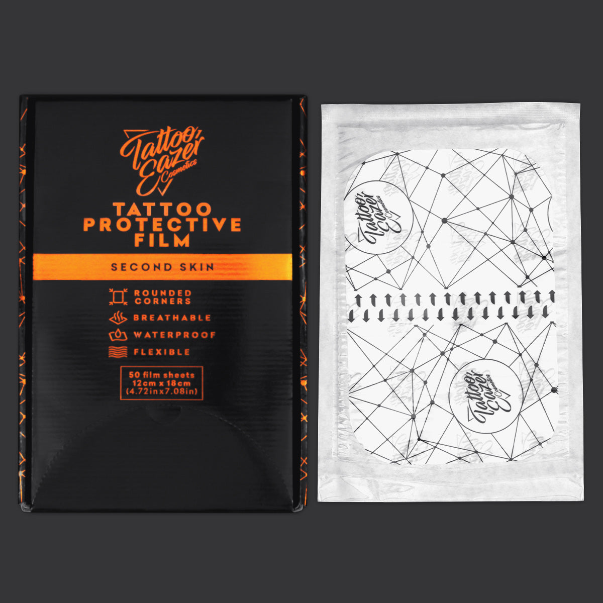 Tattoo Eazer Protective Film opatrunek second skin arkusze 50 szt.