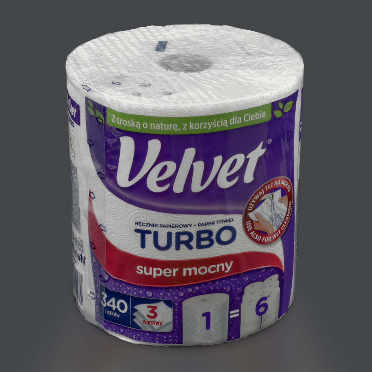 Velvet Turbo ręcznik papierowy w rolce